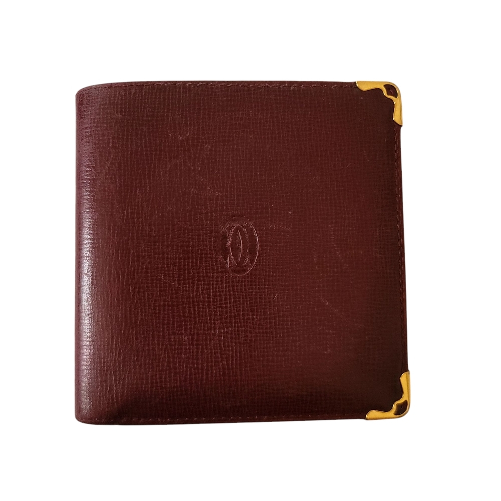 Just In 😍AUTH. Cartier Bi-fold Mastrin boardeauxp